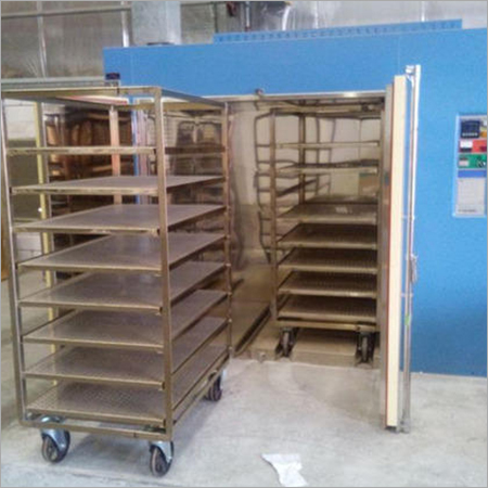 Blue Trolley Type Oven