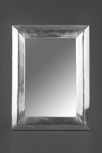 Silver Rectangular Wall Mirror
