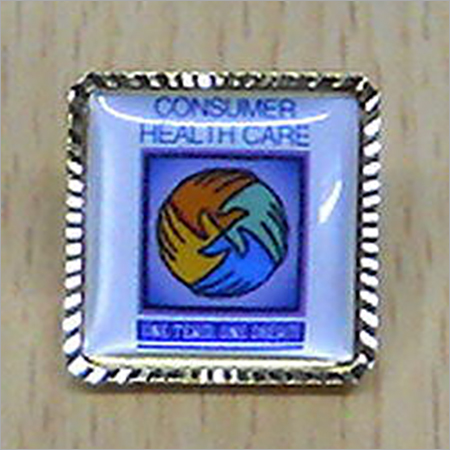 Square Shape Lapel Pin