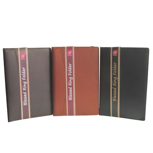 4 Ring Leather Binder