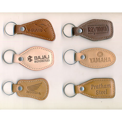 Designer Leather Keychain