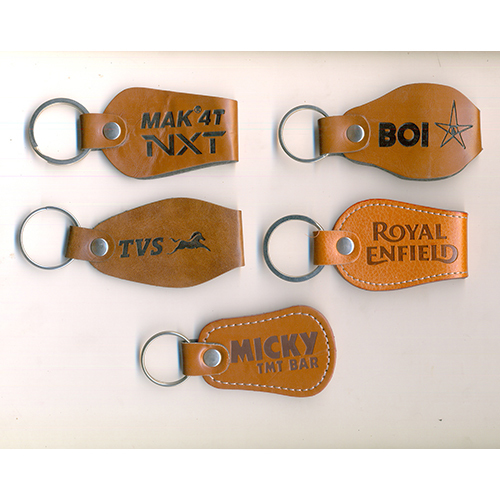 Customized Logo Leather Keychain