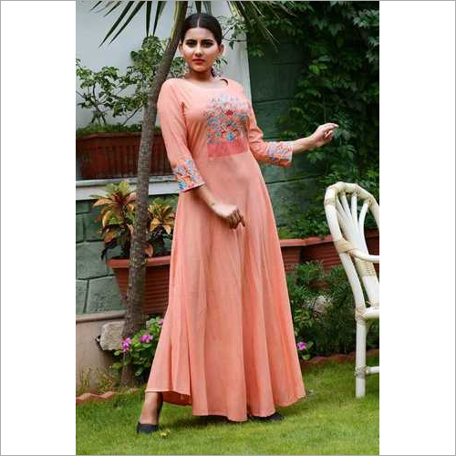 Rayon Kurtis Long