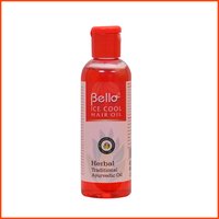 Bello Ice Cool Hair Oil - Ayurvedic Blend With Daasani, Mehadi, Amalaki, Bringaraj, Aloe Vera, 133 Mg Menthol & Champhor , Naturally Revitalizes Hair, Cools Scalp
