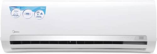 White Midea 1 Ton 3 Star Bee Rating 2018 Split Ac