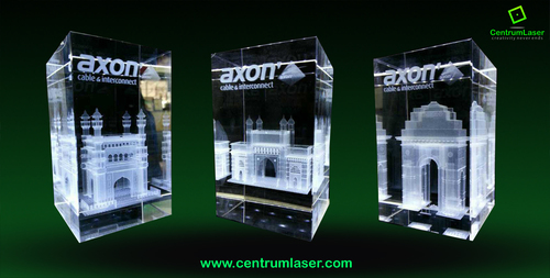 Transparent Corporate Crystal Gift