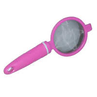 Plastic Tea Strainer - Plastic, Compact Design, Pink Color | Easy To Use, Dishwasher Safe, High Strength, Sleek Finish
