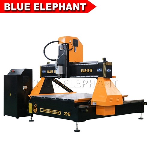 Vacuum Cleaning System Cnc Router 1212 3 Axis Air Cooling Spindle Working On Mdf