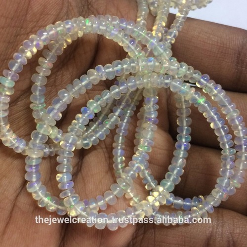 Natural Ethiopian Opal Stone Faceted Plain Beads Wholesale Lot