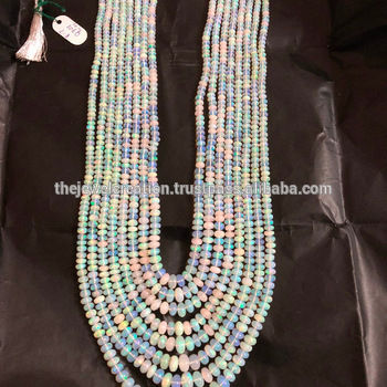 4-12mm AAA Ethiopian Opal Stone Plain Gemstone Beads