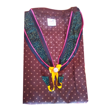 Silk Ladies Designer Cotton Nighty