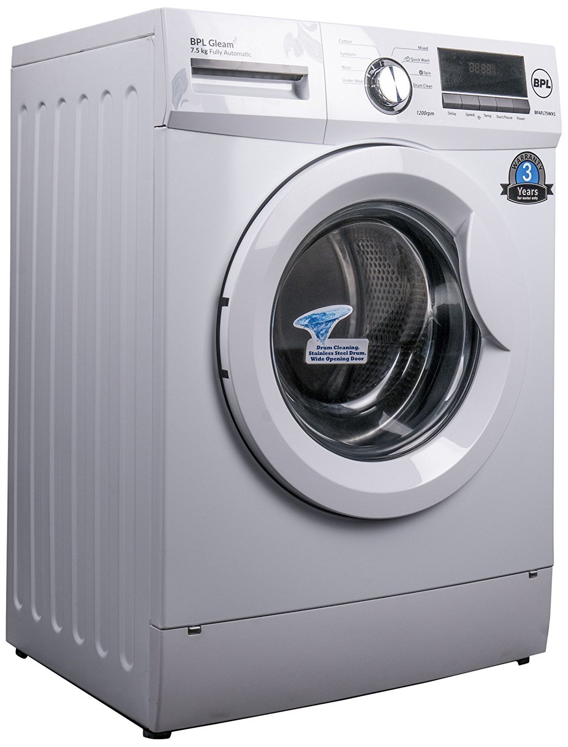 BPL 7.5 kg Fully-Automatic Front Loading Washing Machine