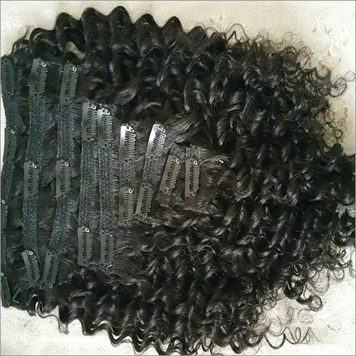 Clip in Deep Curly Hair Extension