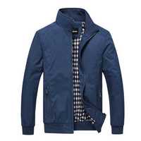 Mens Winter Jacket - Polyester, Multiple Sizes, Navy Blue | Comfort, Durable, Easy Cleaning, Style, Warmth, Water Resistant, Wrinkle Resistant