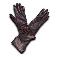 White Industrial Leather Gloves