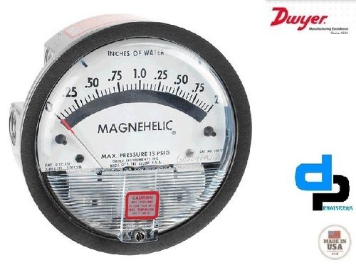 Dwyer 2002 AV Magnehelic Differential Pressure Gauge