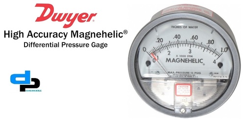 Dwyer 2001-AV Magnehelic Differential Pressure Gauge