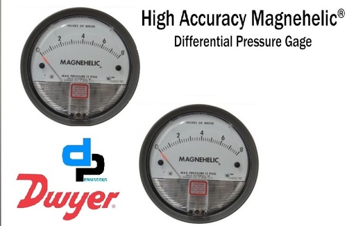 Dwyer 2008D Magnehelic Differential Pressure Gauge