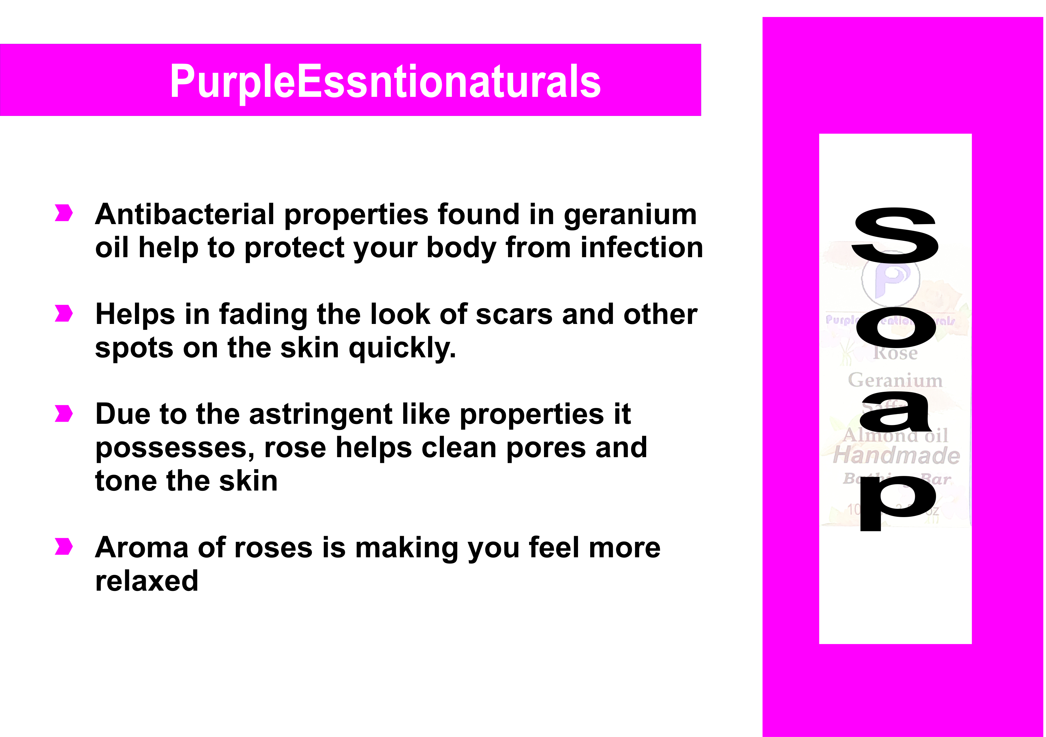 ROSE GERANIUM SAFFRON ALMOND OIL SOAP
