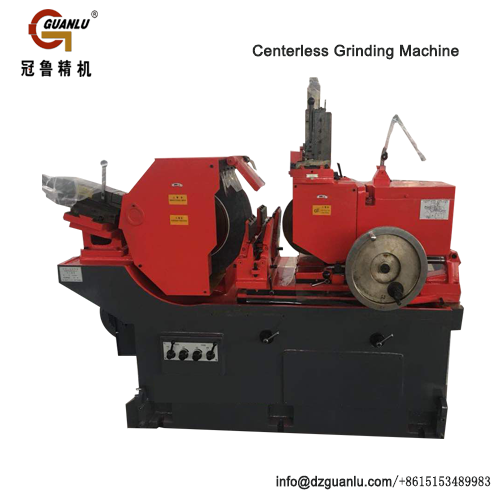 Centerless Grinding Machine for long shaft workpiece By DEZHOU GUANLU PRECISION MACHINERY CO., LTD.