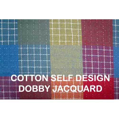 Cotton Self Design  Jacquard Fabric