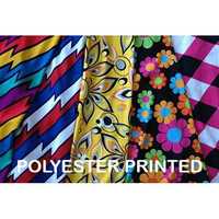 Polyester Printed Fabric - 58 Inches Width, 150 Gsm Weight | Multicolor, Various Patterns For Apparel And Home Furnishings