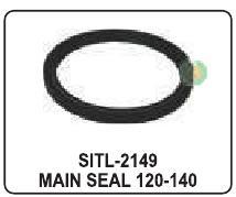 Main Seal - Nitrile Rubber 120-140 mm, 70 Shore A Hardness | Leak Prevention, High Durability, Easy Installation, Long Lifespan
