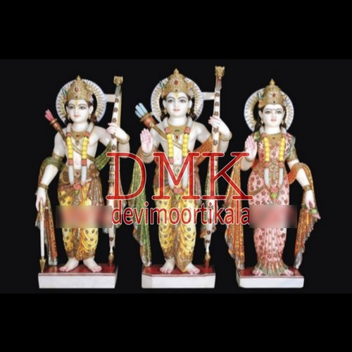 Ram darbaar marble moorti