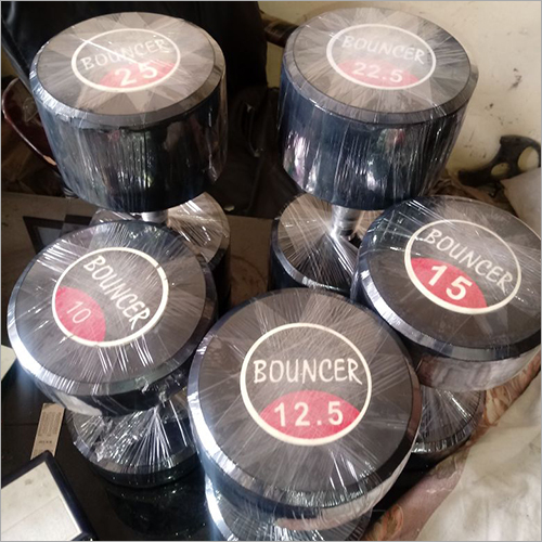 Bouncer Rubber Coated Dumbbell