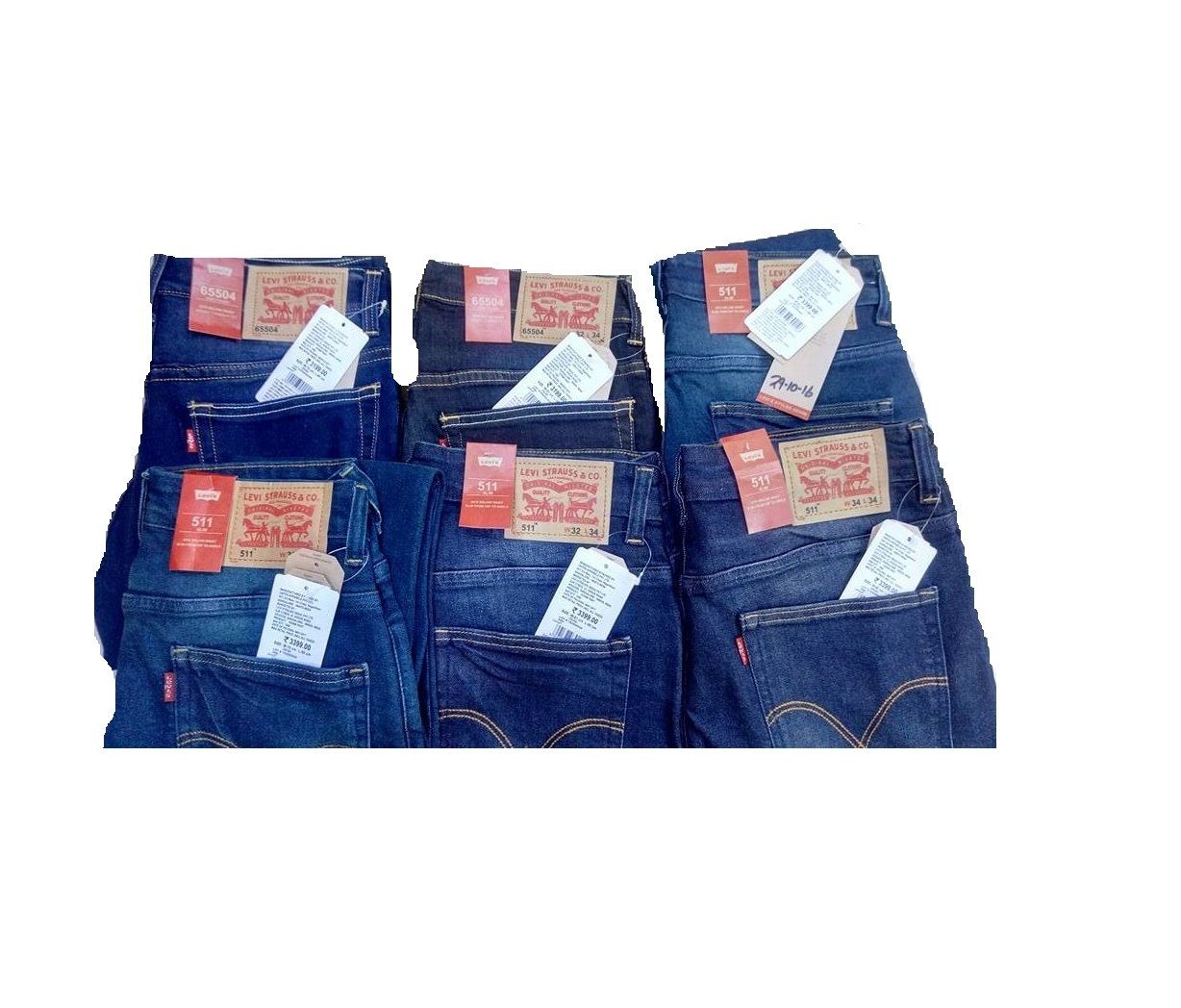 Surplus Branded Jeans with bill for resale