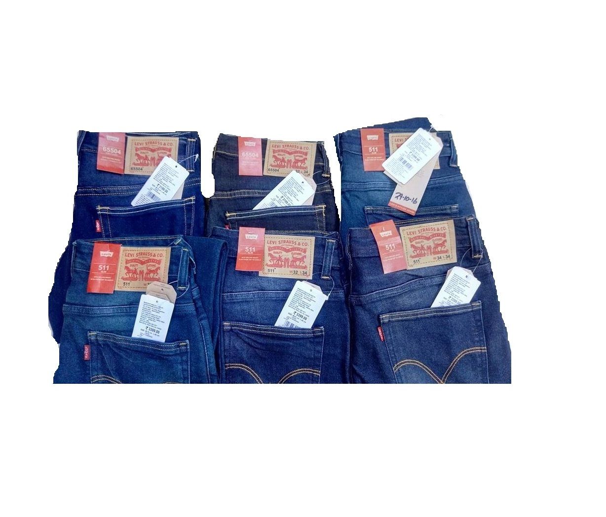 Govt Customs Seized Jeans with Bill for Resale