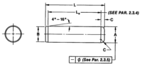 Stainless Steel AISI 303 Cylindrical Dowel Pins DIN 7
