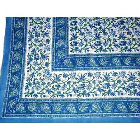Hand Block Printed Bed Sheet