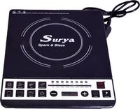 Black Surya M-13 Induction Cooktop  (black, Push Button)