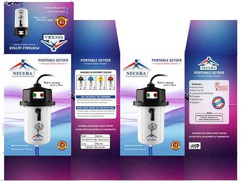 PORTABLE INSTANT WATER HEATER GEYSER By NEW ERA ENGINEERING CO.
