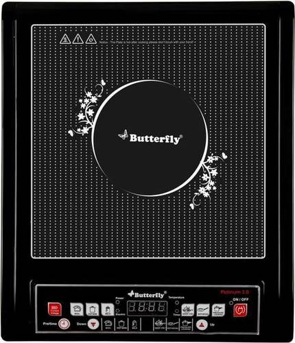 Butterfly Platinum 2.0 Induction Cooktop  (Black, Push Button)
