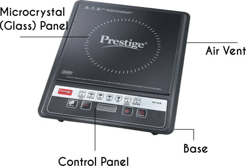 Prestige PIC 24 Induction Cooktop  (Black, Push Button)