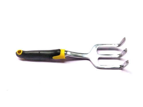 Wedding Fork - Steel 28 cm | Silver and Black Essential Hand Weeding Tool for Garden Rousing