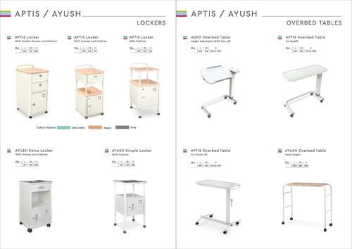 LOCKERS Overbed Table