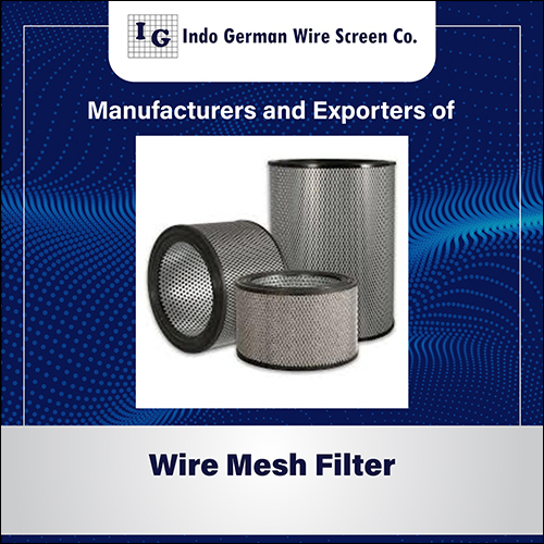 Silver Wire Mesh Filter