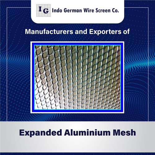 Silver Expanded Aluminum Mesh
