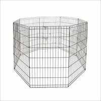Wire Cage - Low Carbon Steel Wire, Square Shape, Silver Color | Electro Galvanized Surface, Fork Access From All Sides, Plain Weave Style