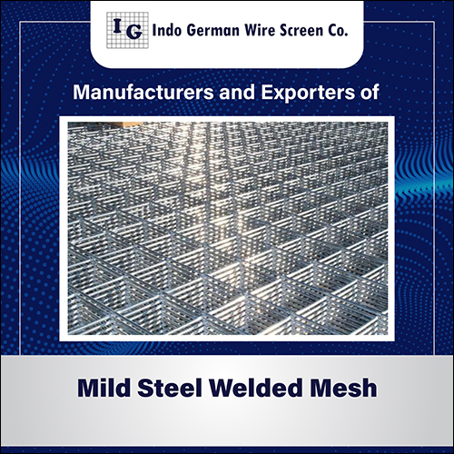 Silver Mild Steel Welded Mesh