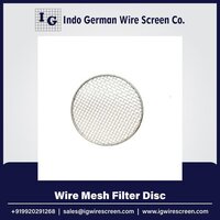 Silver Wire Mesh Disc