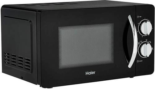 Black Haier 20 L Solo Microwave Oven