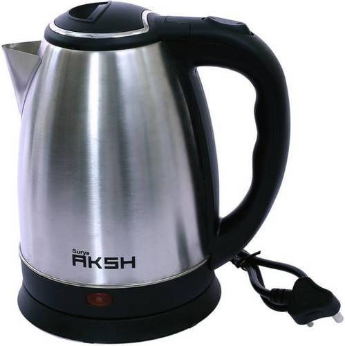 Surya Aksh Solid Stainless Steel Body Electric Kettle Voltage: 220-240V