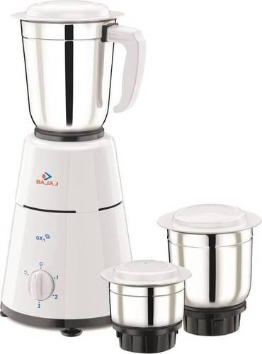 Stainless Steel Bajaj Gx1 500 W Mixer Grinder