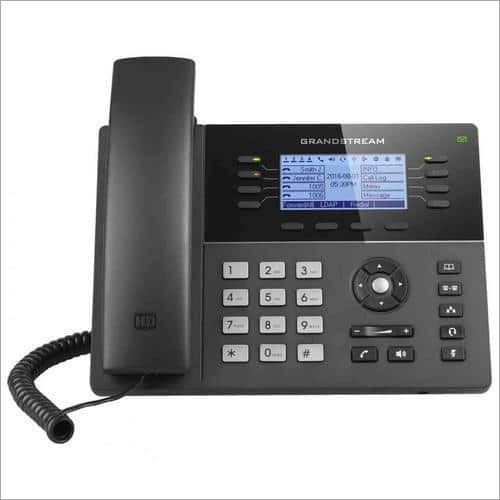 Grandstream GXP1780 IP Phone - Black Plastic, 8 SIP Accounts, 8 Lines, 4 XML Programmable Keys, 200x80 Backlit LCD, VoIP Support, Full Duplex Speakerphone, DND Feature, HD Audio