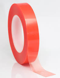 Double Side Red Polyster Tape