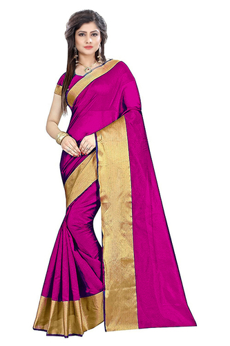 Cotton Border Saree